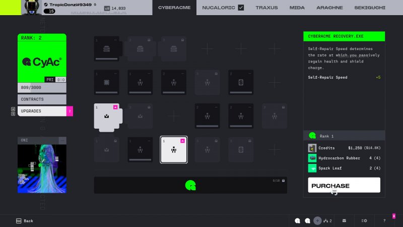 Ciascuna delle sei fazioni offre diverse migliorie ai molti aspetti del gioco. Potrete sbloccarle completando i contratti (le missioni principali) per loro
