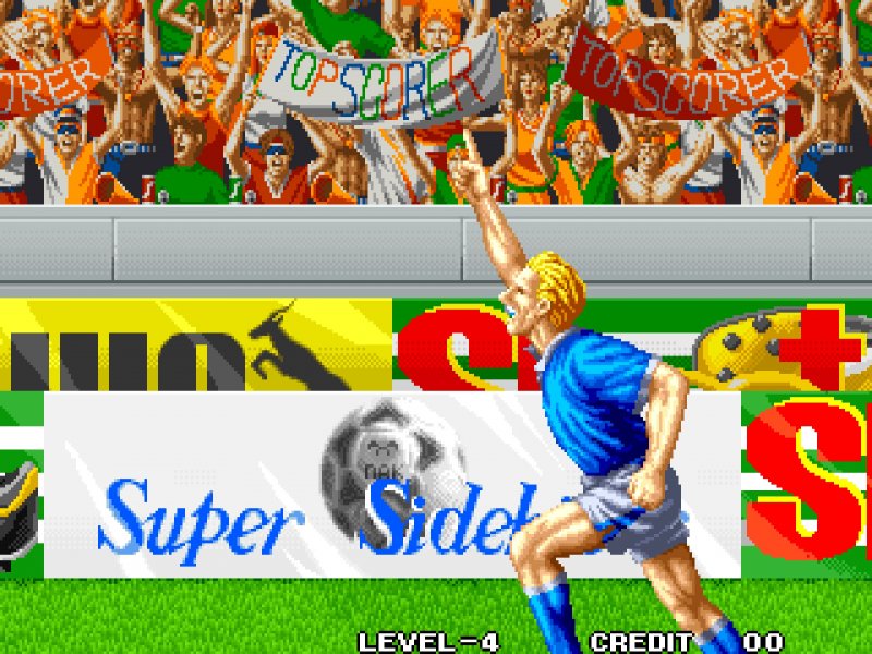Super Sidekicks (1993): le strabordanti capacità tecniche del Neo Geo vengono messe al servizio del 'gioco più bello del mondo', appena prima di FIFA International Soccer e Perfect Eleven Super Sidekicks (1993): le strabordanti capacità tecniche del Neo Geo vengono messe al servizio del 'gioco più bello del mondo', appena prima di FIFA International Soccer e Perfect Eleven