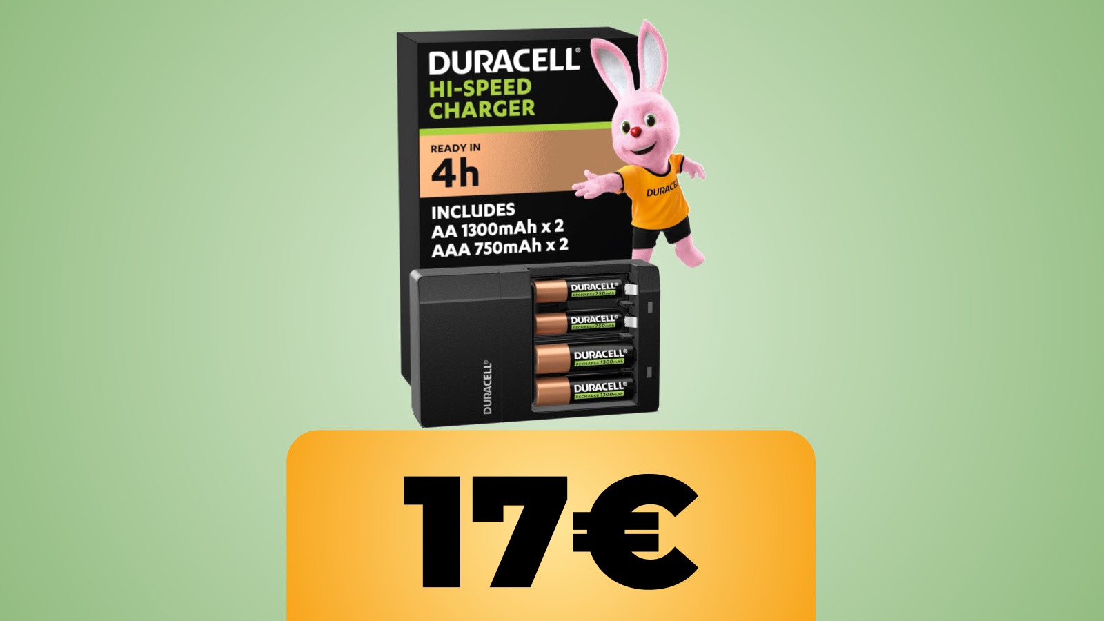 Caricabatterie Rapido Duracell e il prezzo