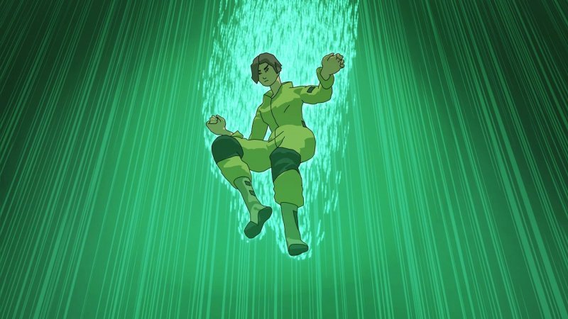 Un momento in cui si sta viaggiando nel tempo in Old Skies Un momento in cui si sta viaggiando nel tempo in Old Skies