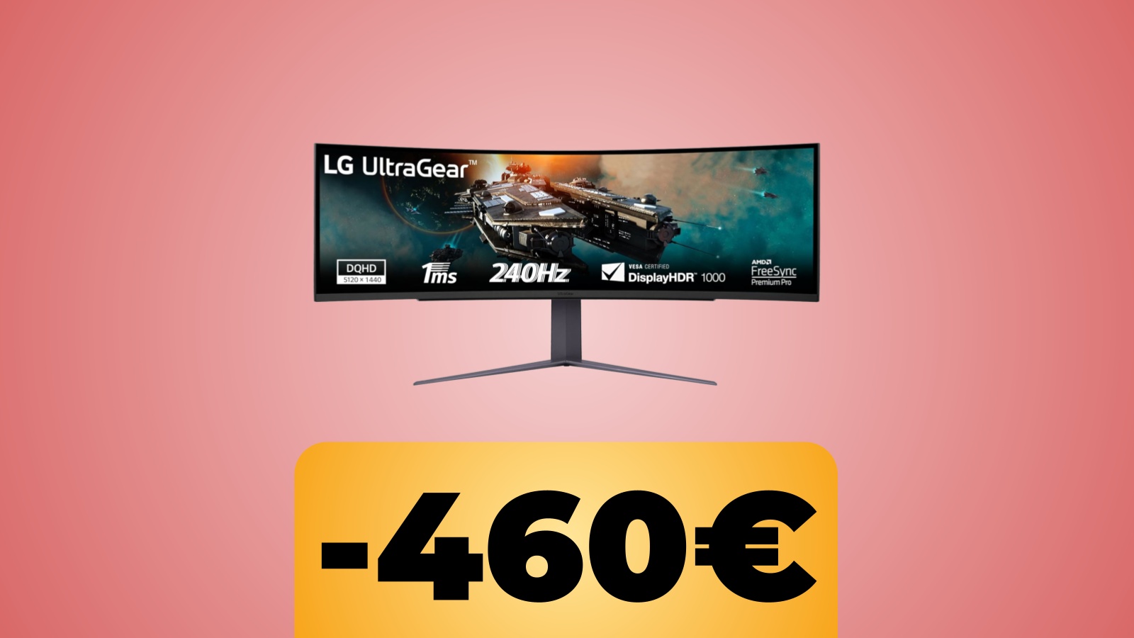 LG UltraGear Gaming da 49 pollici e lo sconto su Amazon