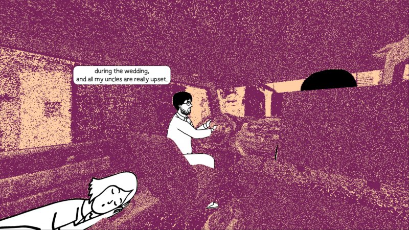 In Despelote spesso si ascoltano i dialoghi degli adulti