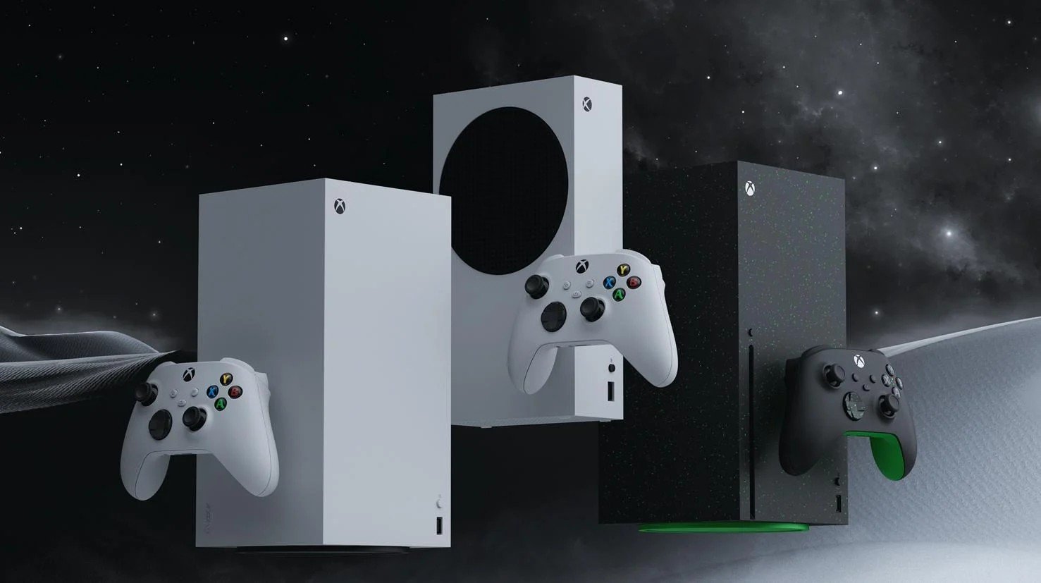 Vari modelli di Xbox Series