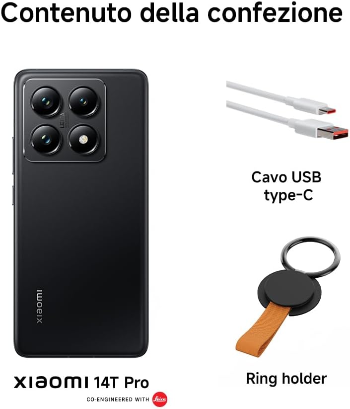 I contenuti della confezione del Xiaomi 14T Pro