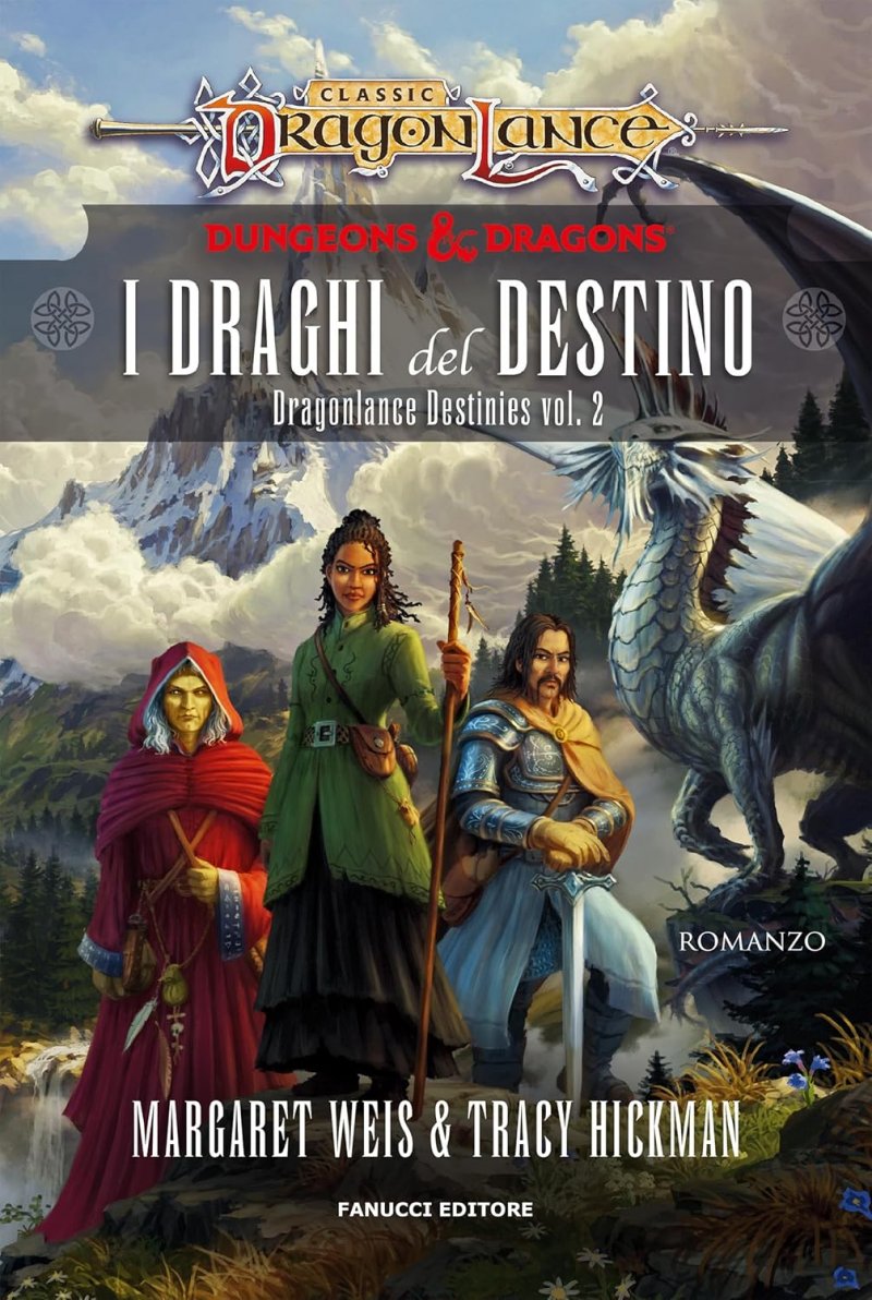 La copertina del Volume 2 di Dragonlance Destinies