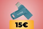 La chiavetta USB SanDisk Ultra Dual Drive Go da 128 GB è in forte sconto su Amazon - Notizia