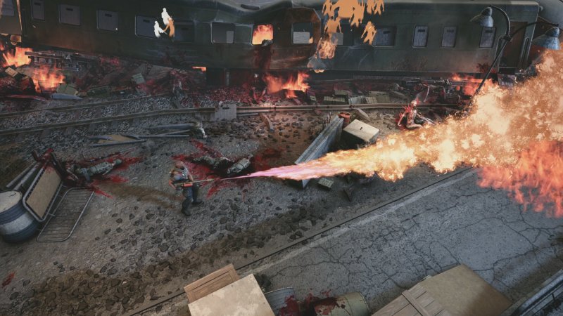 Avanzando si trovano delle armi sempre più potenti