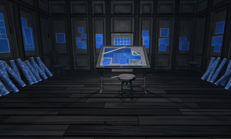 Un'immagine dell'Atelier, probabilmente lo strato più profondo di Blue Prince scoperto fino a questo momento Un'immagine dell'Atelier, probabilmente lo strato più profondo di Blue Prince scoperto fino a questo momento