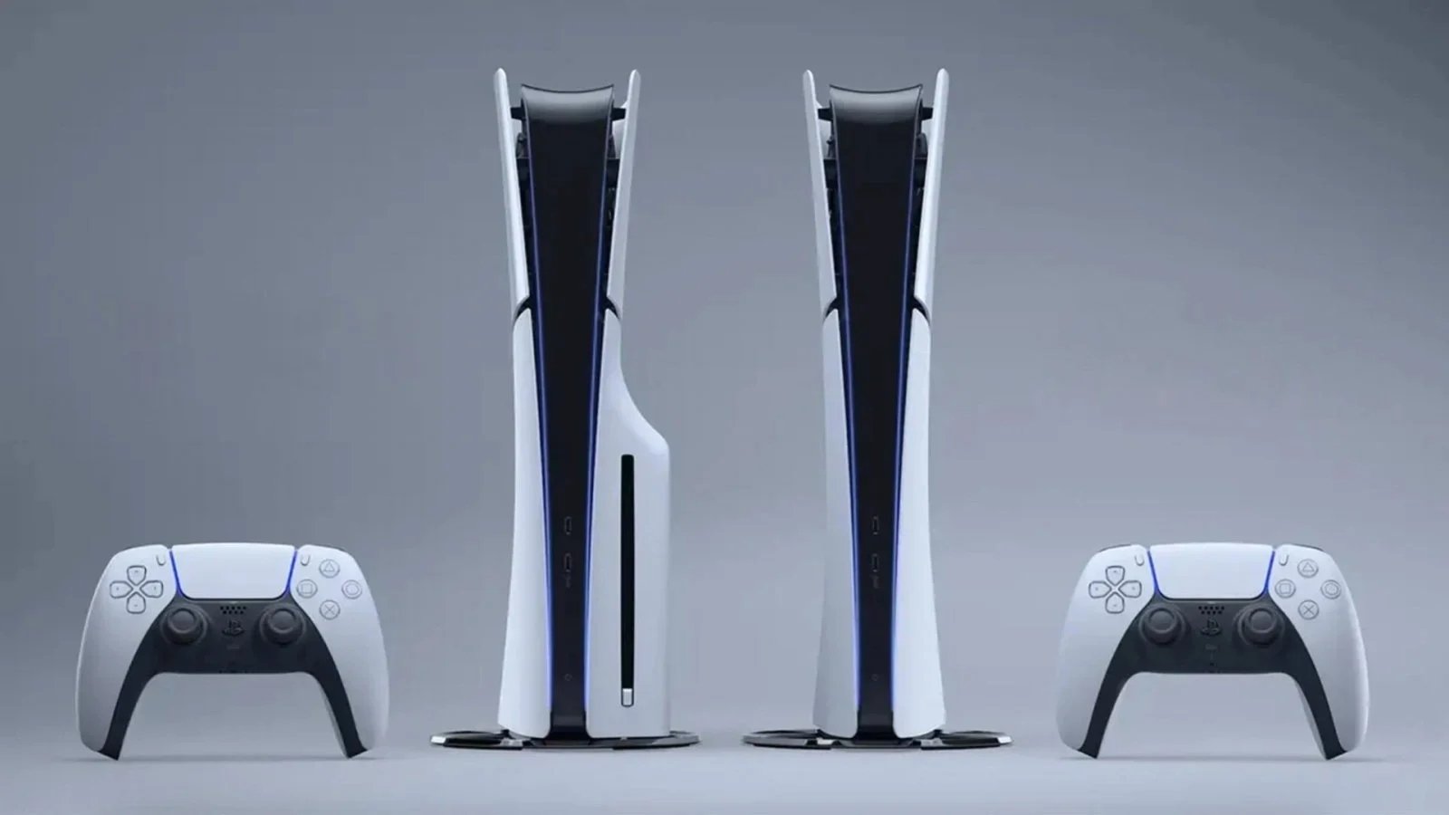 Due PS5 Slim e i controller DualSense