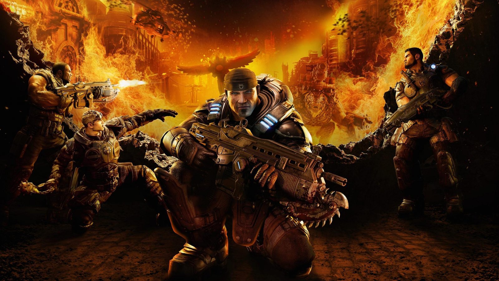 Marcus Fenix in Gears of War: Reloaded