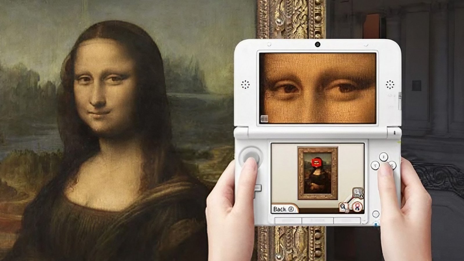 La Gioconda di Leonardo e il Nintendo 3DS