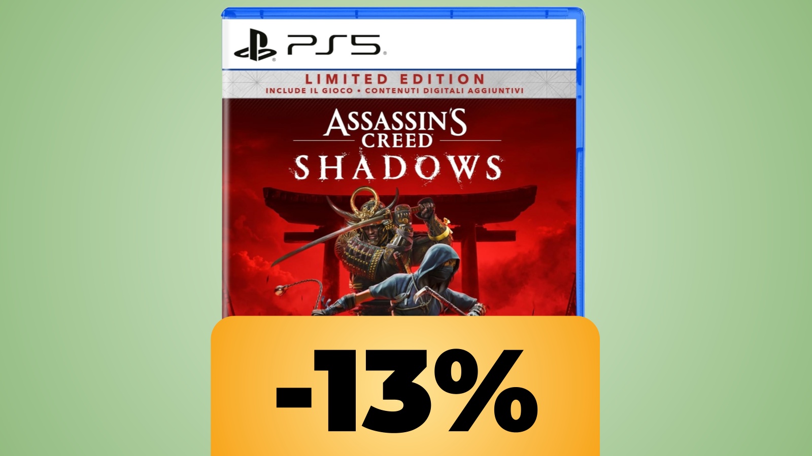 Assassin's Creed Shadows Limited Edition è in sconto per la prima volta su Amazon Italia