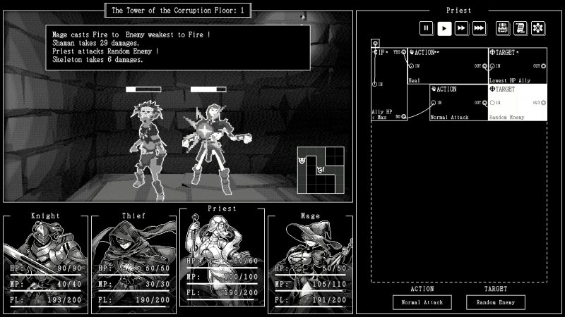 L'impianto di Algolemeth è di stampo classico