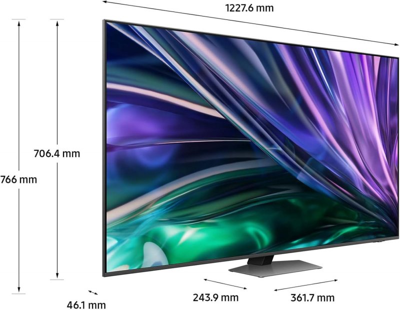 Le dimensioni del Samsung TV NEO QLED 4K Le dimensioni del Samsung TV NEO QLED 4K