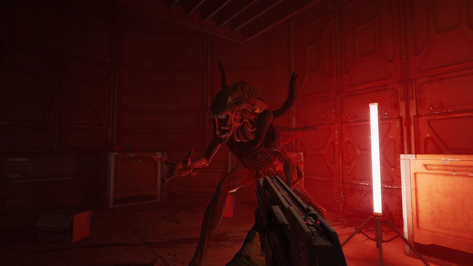 Uno degli Xenomorfi di Alien: Rogue Incursion Evolved Edition