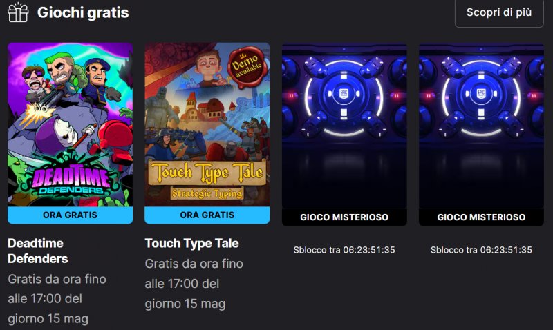 I regali dell'Epic Games Store I regali dell'Epic Games Store