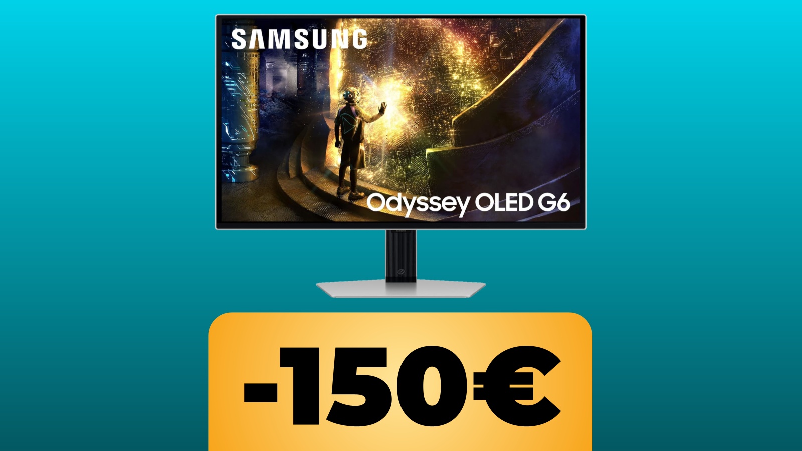 monitor Gaming Odyssey OLED G6 e lo sconto di 150€