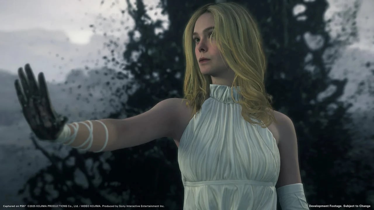 Elle Fanning in Death Stranding 2