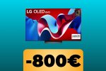La smart TV LG OLED evo serie C4 da 55 pollici in 4K e 144 Hz è in forte sconto su Amazon - Notizia