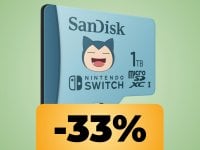La scheda microSD per Nintendo Switch a tema Snorlax da 1 TB è in sconto al prezzo minimo storico su Amazon