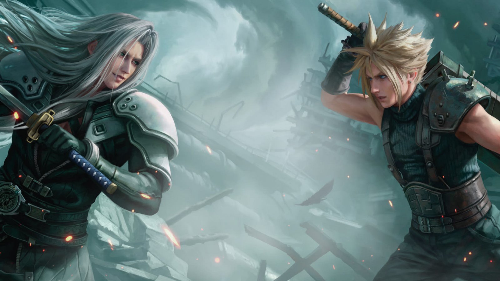 Sephiroth e Cloud
