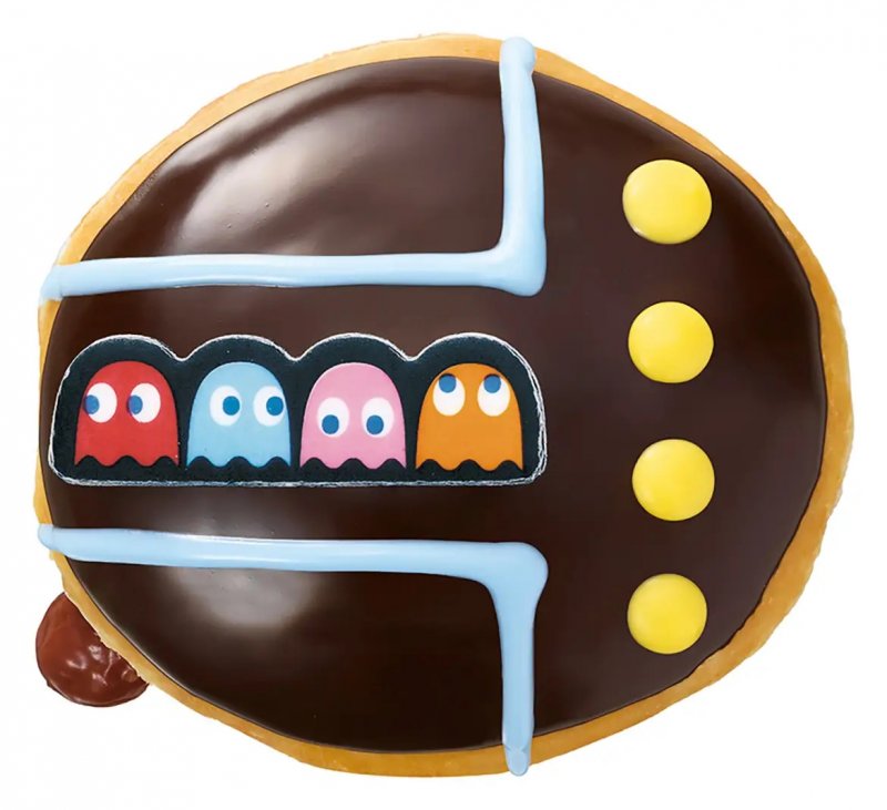 ciambella con fantasmi al cioccolato