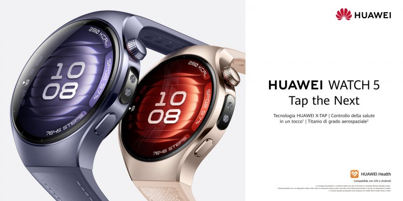 Immagine promozionale di Huawei Watch 5