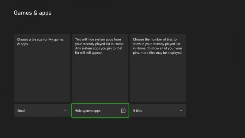 Yeni Xbox seçeneğinden biri
