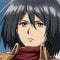 Il cosplay di Mikasa Ackerman da Miruqi è identico al personaggio de l'Attacco dei Giganti