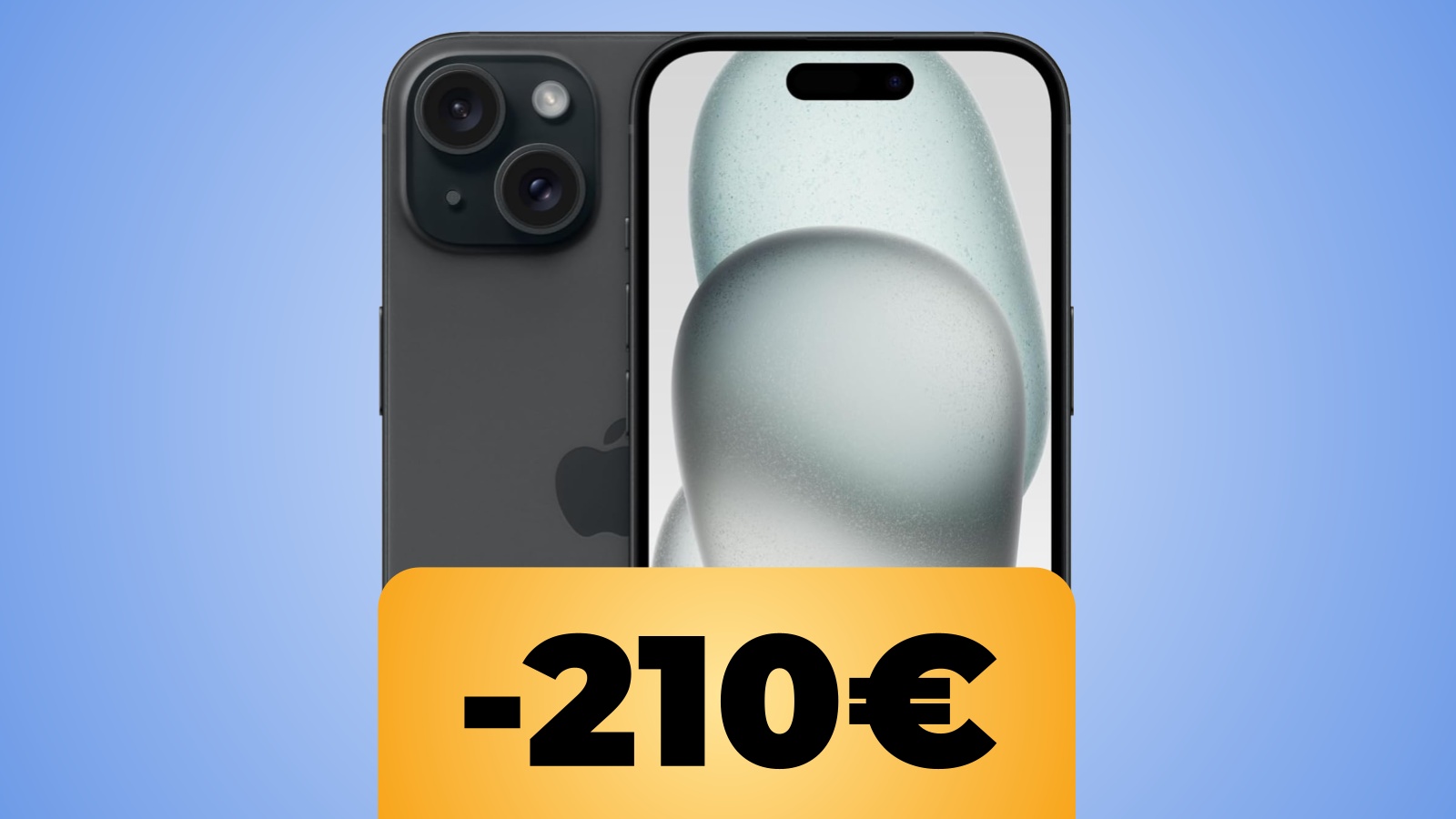 Apple iPhone 15 e lo sconto di 210 euro