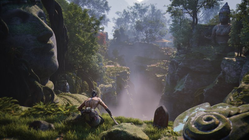 Le ambientazioni naturali riprendono le caratteristiche dell'India