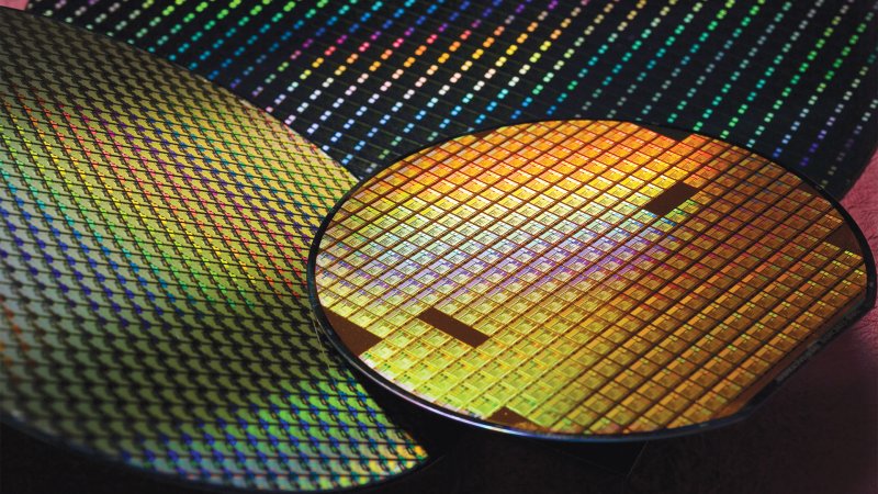 TSMC tarafından yapılan gofretler