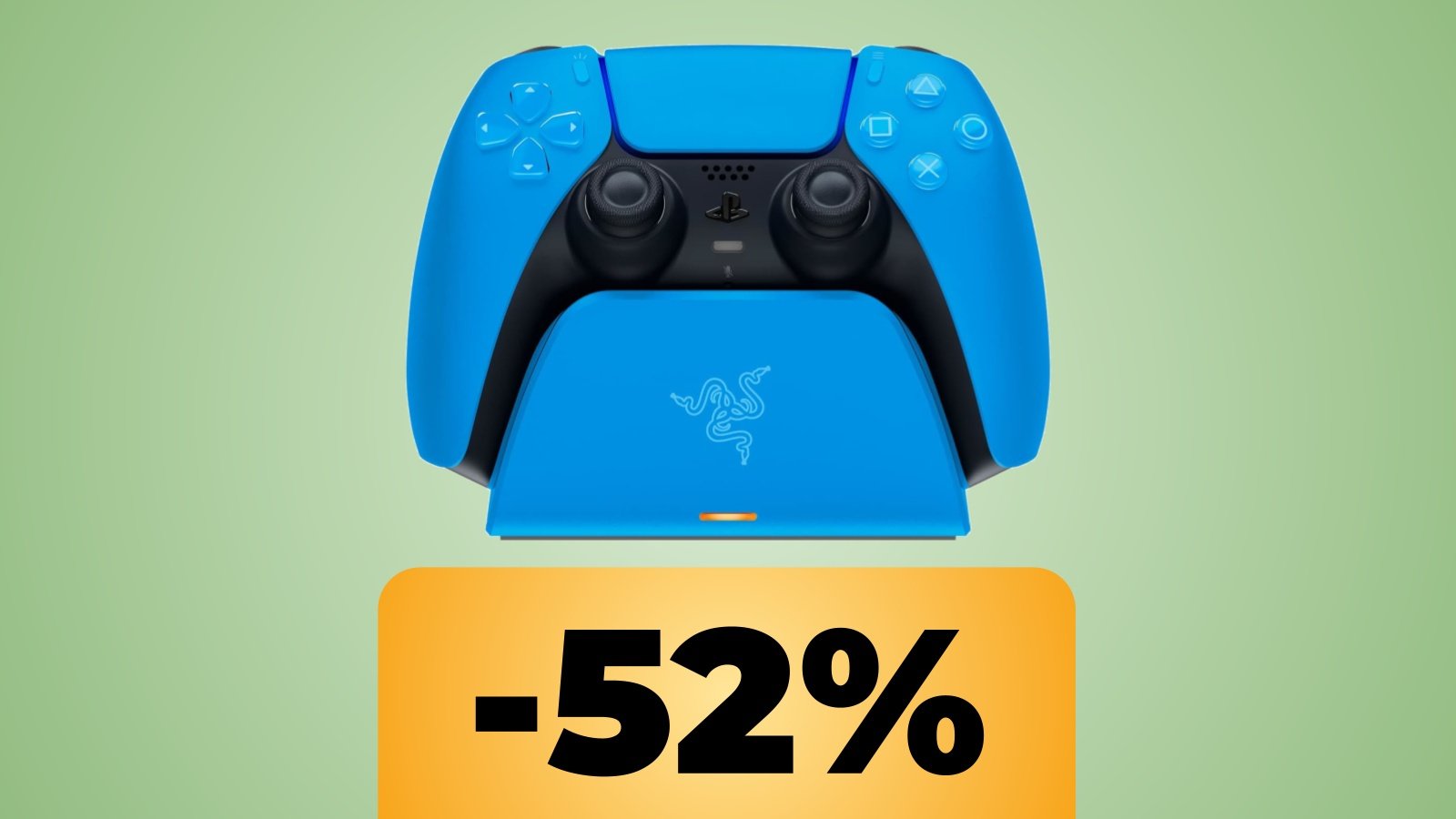 base di ricarica di Razer per il DualSense di PS5 e lo sconto di Amazon