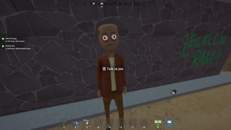 La grafica di Schedule 1 riesce nella sua semplicità a immergere perfettamente chi gioca nell'ambiente che tipicamente vede la nascita e la crescita dei nuovi signori della droga locali