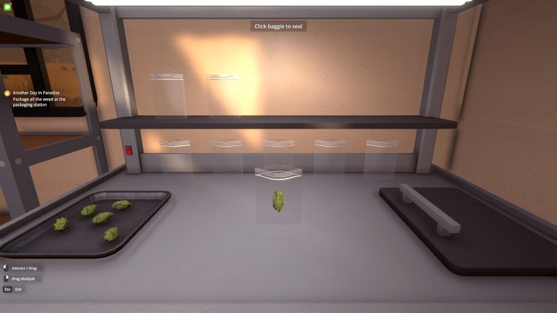 Il minigioco dell'impacchettamento stufa in fretta, ma alla progressione di Schedule 1 è calcolata per offrire una soluzione al momento giusto