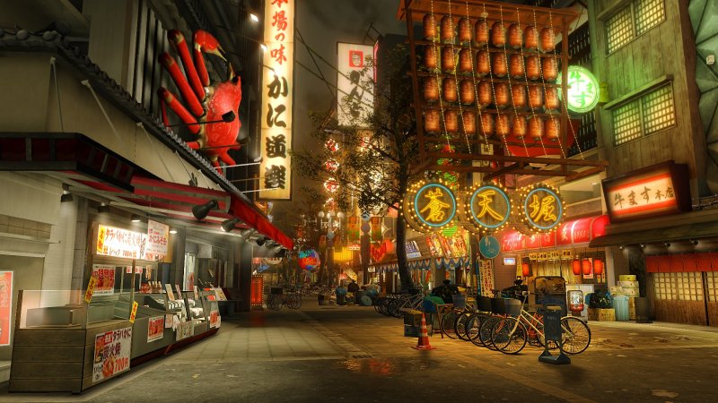 Kamurocho sarà ovviamente una delle ambientazioni principali di Yakuza 0, ma Sotenbori (basata sul reale quartiere di Dotonbori a Osaka) è uno spettacolo sia di giorno che di notte