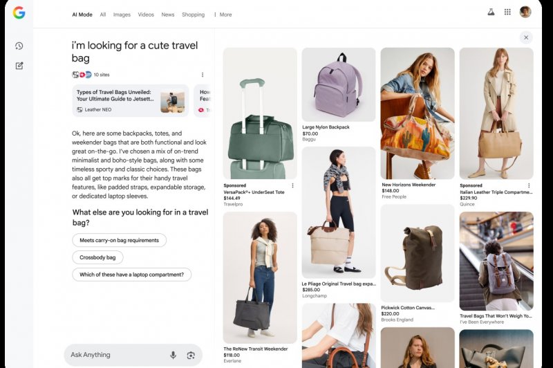 Google AI Mode per lo shopping