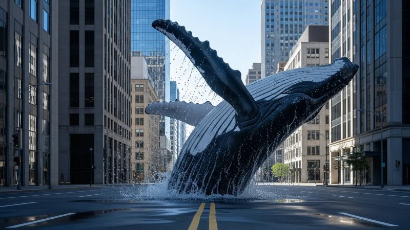 Una megattera generata da Imagen 4