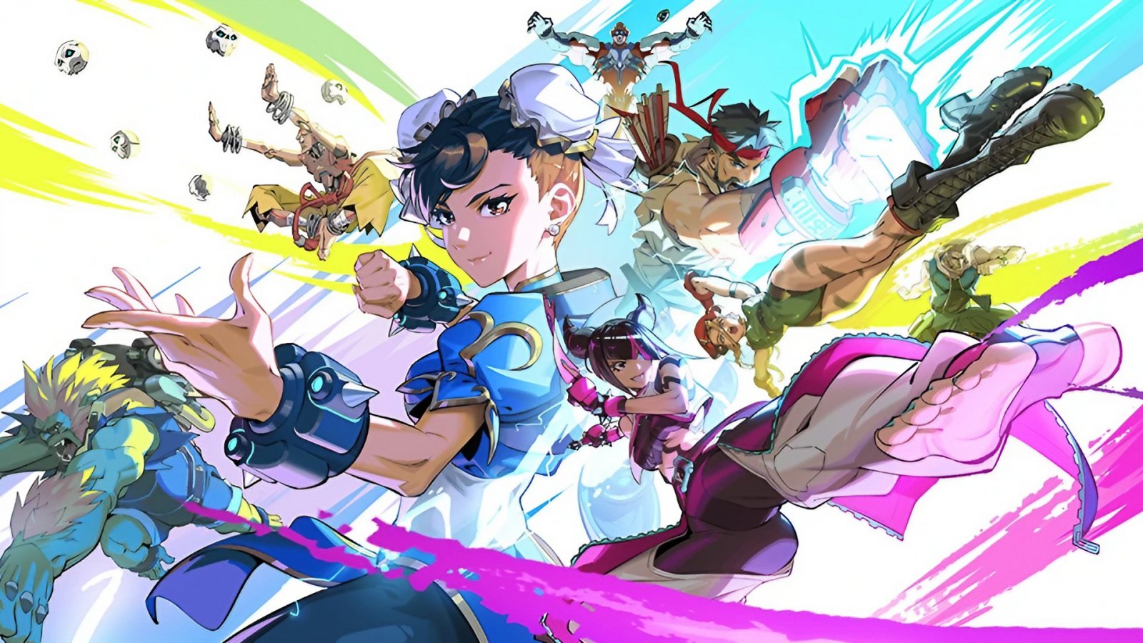 L'artwork di Overwatch 2 X Street Fighter