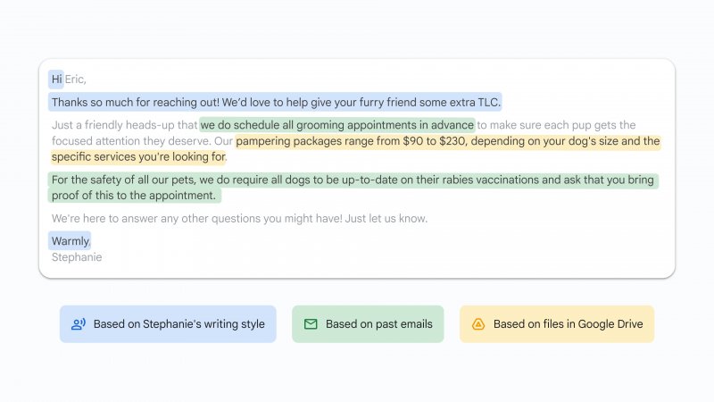 Un esempio della feature in azione