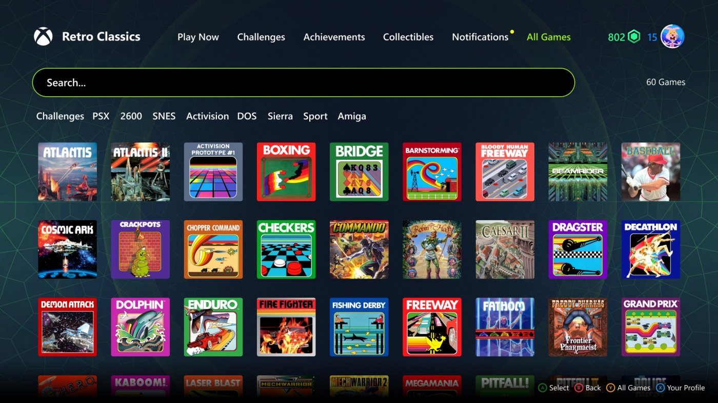 Xbox Game Pass svela la raccolta Retro Classics, oltre 50 giochi ...