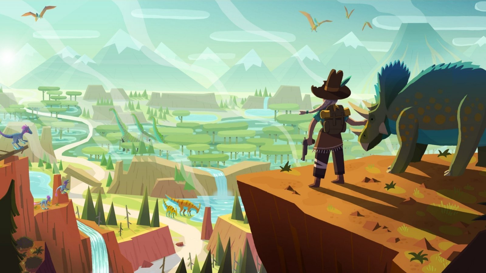 Dino Path Trail è un roguelike con forti elementi da survival