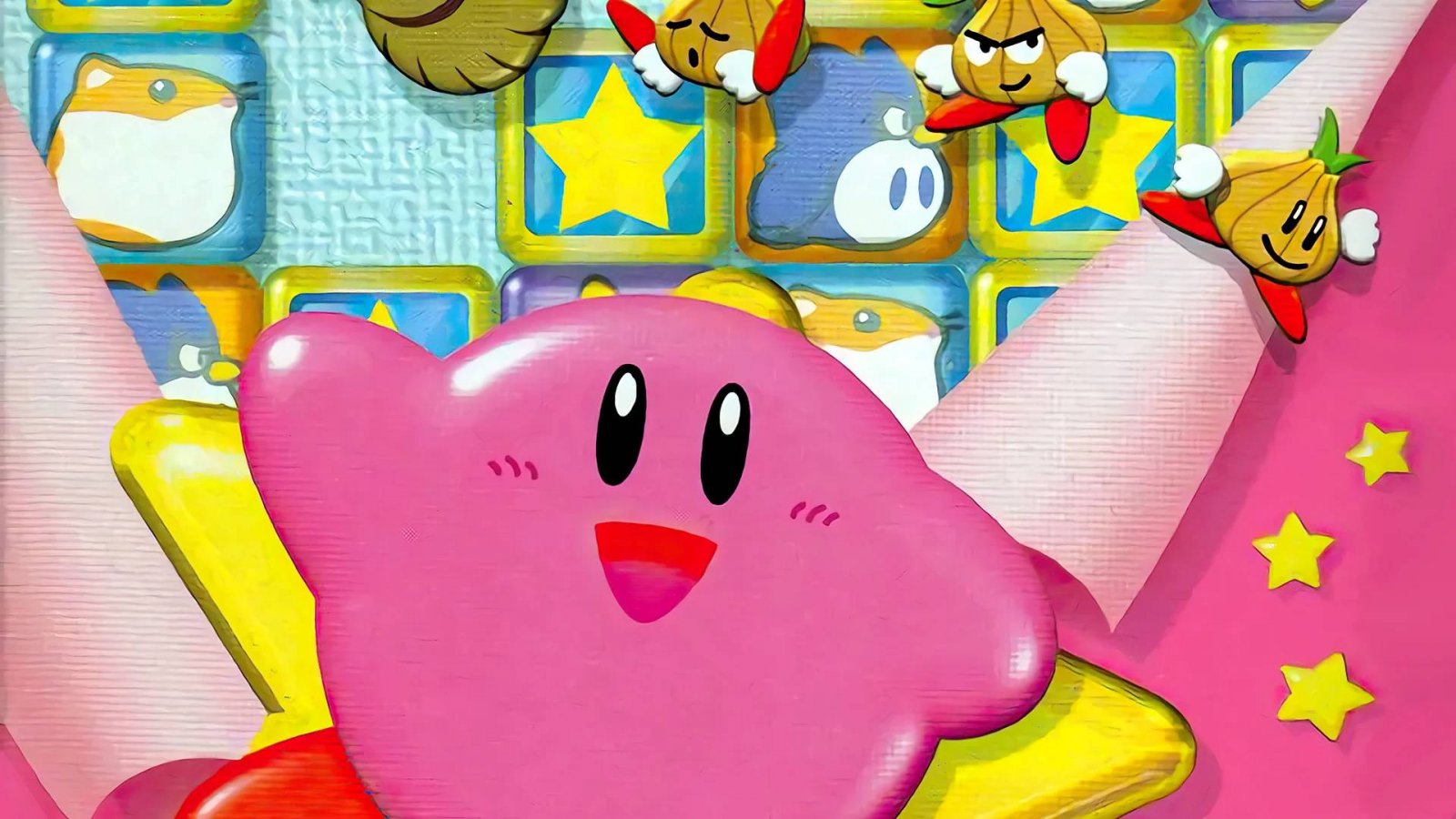 La copertina di Kirby's Star Stacker