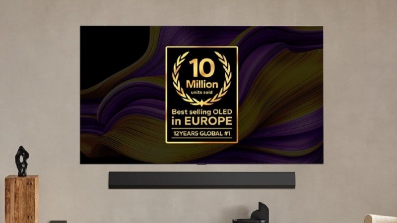 L'immagine pubblicata da LG per celebrare questo traguardo