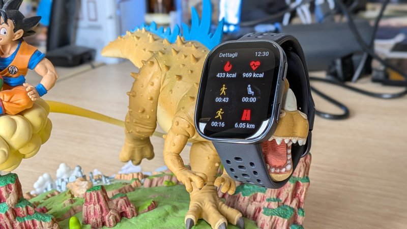 Il display di Amazfit Bip 6 è di qualità elevata considerata la sua fascia di prezzo
