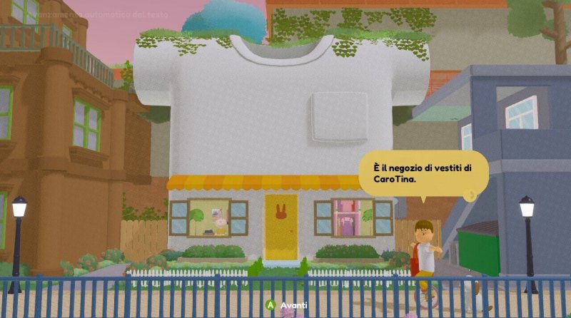 In città ci sono diversi negozi che permettono di modificare il look del personaggio