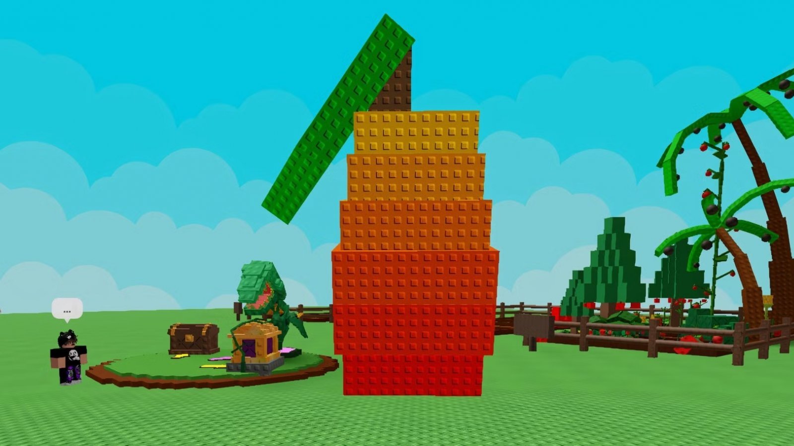 Una carota di Grow a Garden in Roblox