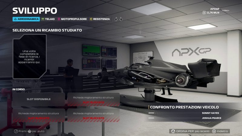 Nella Carriera Scuderia in F1 25 dovremo decidere noi quale budget allocare per lo sviluppo di un nuovo componente