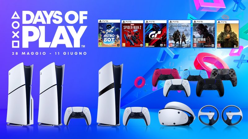 I prodotti coinvolti nelle offerte dei Days of Play