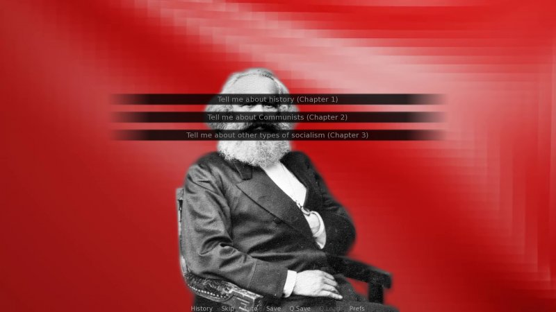 Marx in The Communist Manifesto ~ A Visual Novel
